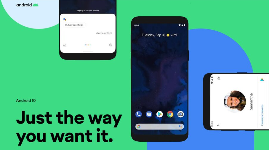 Android 10 launches 3rd Sep 2019
