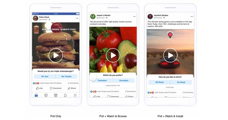Facebook is giving advertisers access to new types of interactive Ads